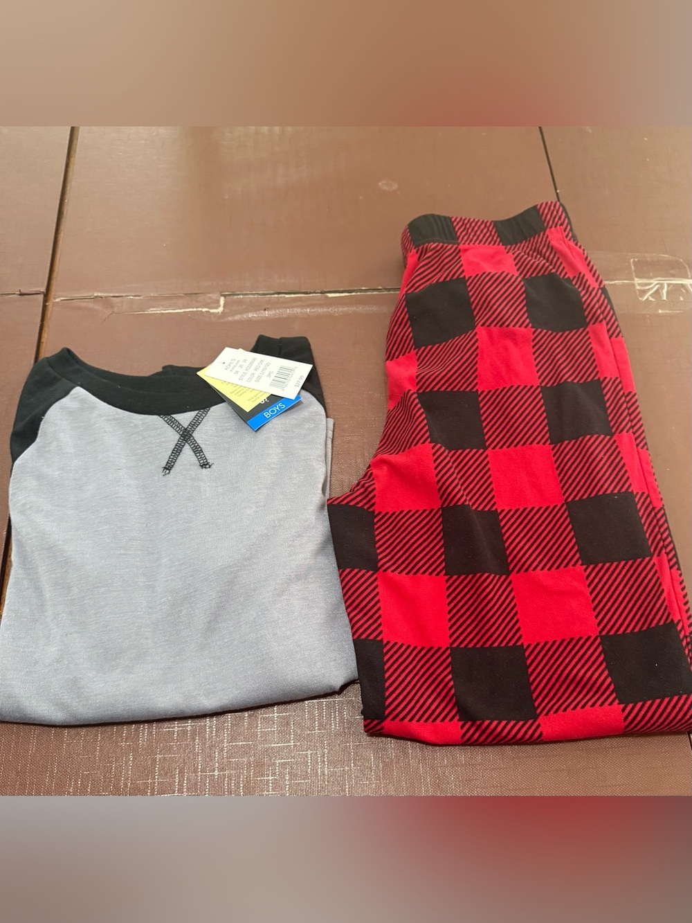 Cuddl Duds Boys 2-Piece Pajama Set Size L (10/12)